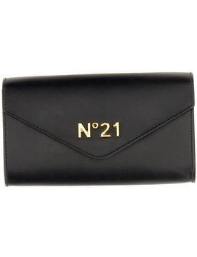 N°21 Leather Wallet with Logo