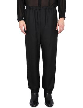 VISCOSE and RAMIE HIGH-WAISTED PANTS