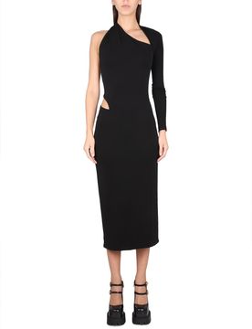 VERSACE Cut Out Long Dress