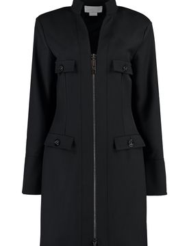 GENNY Minidress with Cutaway Collar