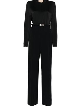 GUCCI Satin Square G Belt Jumpsuit