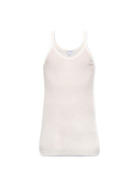 Ribbed Stretch-cotton Jersey Tank
