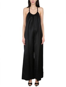 ALYSI Wide Satin Jumpsuit