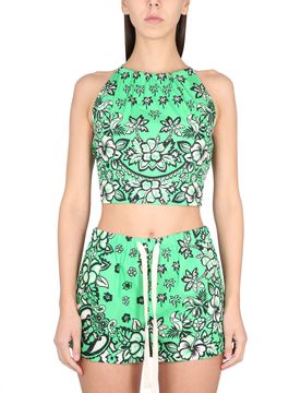 Mini Bandana Top with Round Neckline