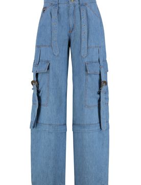Buckle-detailed Cargo Trousers