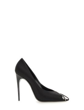 Mm Crystal-embellished Satin Pumps