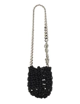 KARA Knot Nylon Shoulder Bag