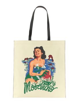MOSCHINO Hawaiian Print Tote Bag