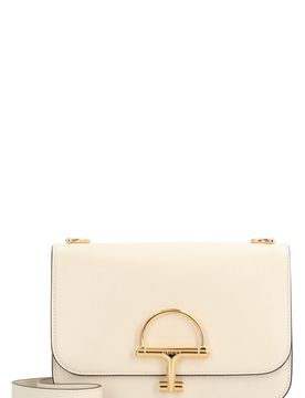 Mini Structured Leather Shoulder Handbag