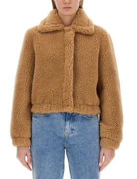 MOSCHINO JEANS Furry Effect Jacket