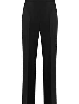 Logo Embroidered Bootcut Leg Trousers
