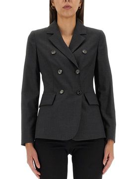 Double-breasted Cashmere Pea Coat