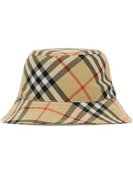 Mini Check Bucket Hat for Men