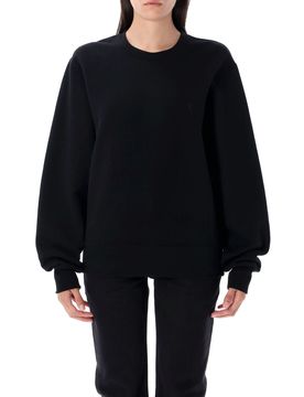 Certified Cotton Sweatshirt with Cassandre Embroidery