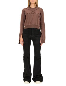 Organic Cotton Cropped Sweatshirt