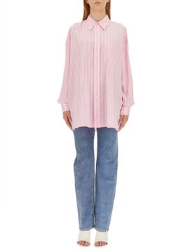 BOTTEGA VENETA Striped Silk Shirt