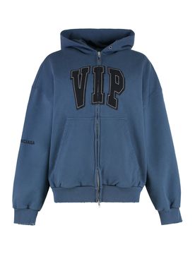 Balenciaga VIP Pulled Zip-Up Hoodie