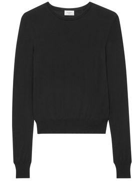 Fitted Crewneck Sweater Made with Certified Wool