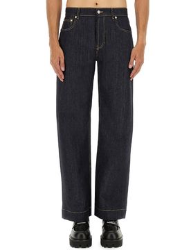 ALEXANDER MCQUEEN Denim with Cuff