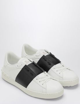 Open Leather Sneakers