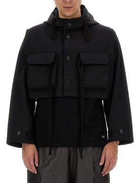 AïE Cropped Hooded Jacket