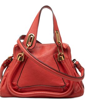 Small Leather Paraty Satchel