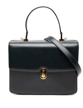 Calfskin Turnlock Sideline Handbag