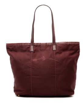 Tessuto Canapa Logo Tote