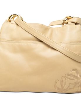 Leather Anagram Shoulder Bag