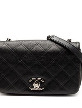 Small Diamond Embossed Calfskin New Chic Flap