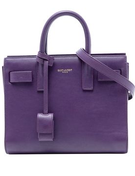 Nano Leather Sac de Jour Satchel