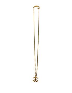 CC Gold Plated Pendant Chain Necklace