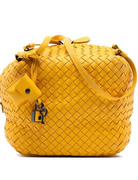 Nappa Intrecciato Cube Crossbody
