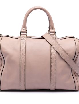 Medium Microssima Trimmed Calfskin Joy Boston Bag