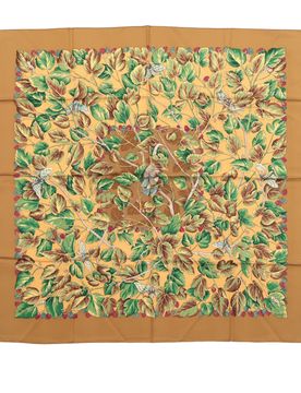 L Arbre de Soie Silk Scarf 90