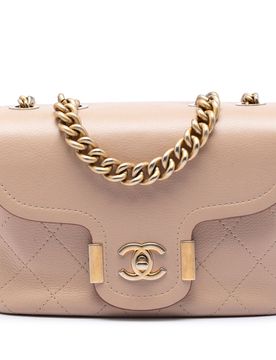 Paris-Greece Calfskin Archi Chic Flap