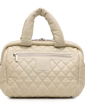 Quilted Caviar Coco Cocoon Bowler Bag