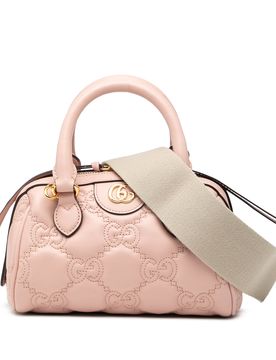 Mini GG Marmont Matelasse Leather Satchel