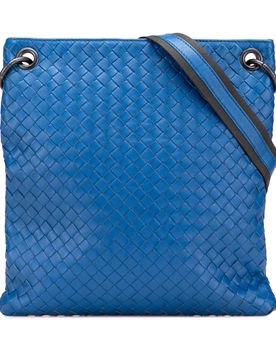 Leather Intrecciato Crossbody