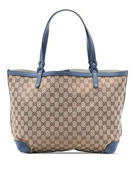 Medium GG Canvas Craft Tote