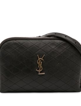 Mini Quilted Lambskin Gaby Zippered Pouch