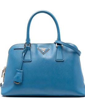Medium Saffiano Lux Promenade Satchel