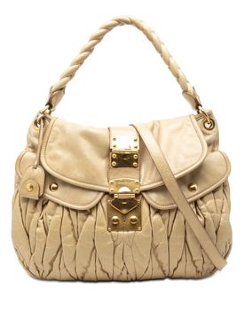 Matelasse Nappa Coffer Satchel