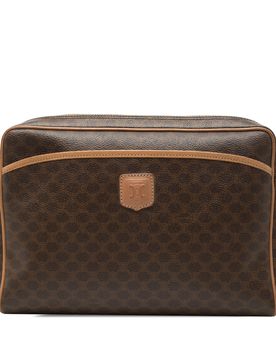 Macadam Coated Canvas Clutch