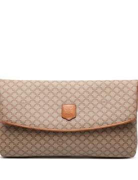 Macadam Coated Canvas Clutch