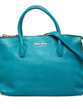 Goatskin Madras Convertible Side Zip Satchel