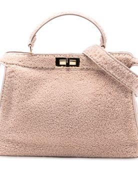 Large Shearling Peekaboo ISeeU Satchel