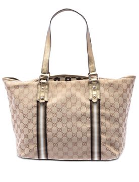 Large GG Canvas Jolicoeur Tote