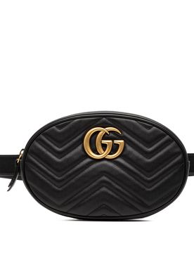 GG Marmont Matelasse Leather Belt Bag