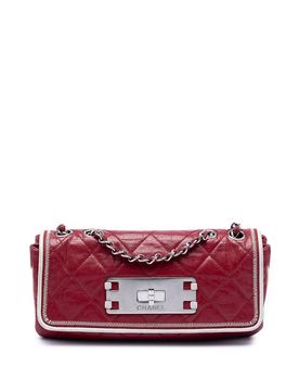 Quilted Aged Lambskin Reissue 2.55 East West Flap